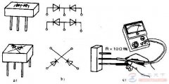 怎么用万用表检测整流桥的好坏？
