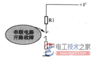 串联电路中的开路特征要点分析