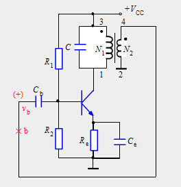 变压器反馈式LC振荡电路的组成图解
