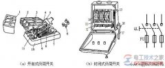 如何安装开启式负荷开关？