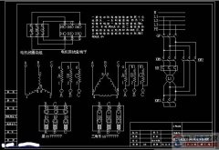 电机正反转星三角启动的电路原理图