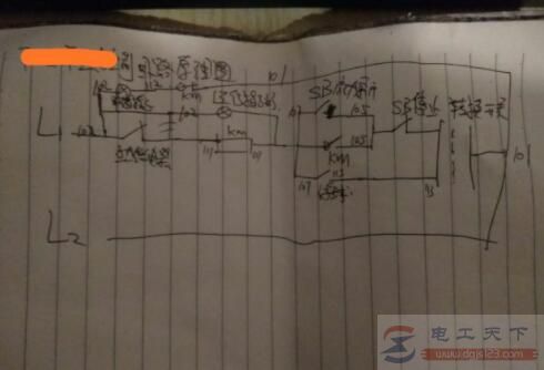 一例排污泵的电路原理图