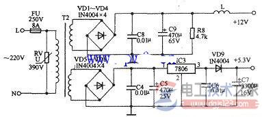 安宝路微波炉工作原理图及电路功能说明