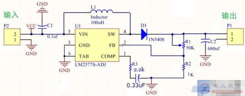 一文看懂LM2577模块的工作原理图 一文看懂LM2577模块的工作原理图