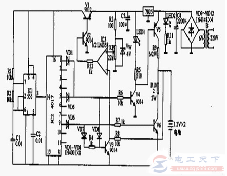 四个不错的脉冲充电器电路图及原理工说明 四个不错的脉冲充电器电路图及原理工说明