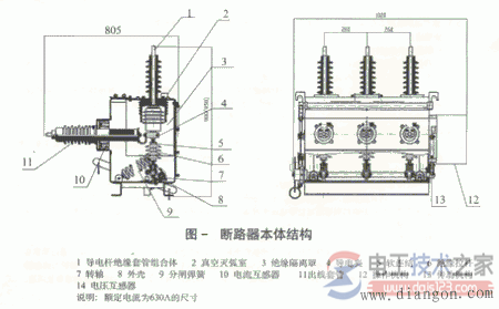 真空断路器的结构与动作原理详解