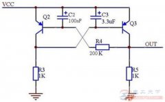 短路保护电路图2：简易自锁保护电路