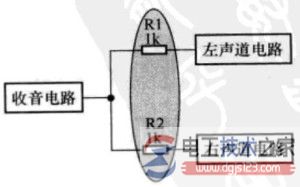 电阻交流信号电压供给电路示意图解析