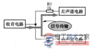 电阻交流信号电压供给电路示意图解析