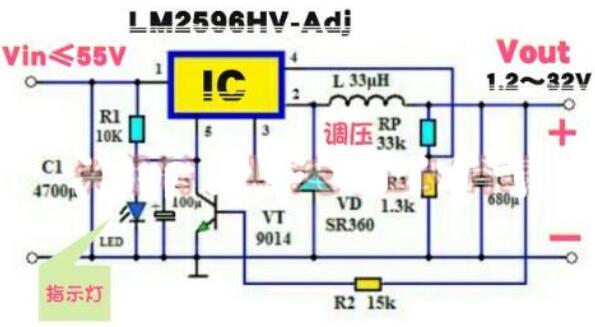 一个简单的输出短路保护电路图 一个简单的输出短路保护电路图