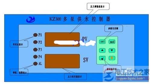 恒压供水变频器接线端子的电路原理图 恒压供水变频器接线端子的电路原理图
