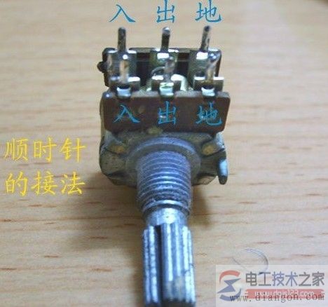 双联电位器怎么接线,电位器的接线图教程 双联电位器怎么接线,电位器的接线图教程