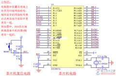 单片机最小系统电路原理图与单片机封装图
