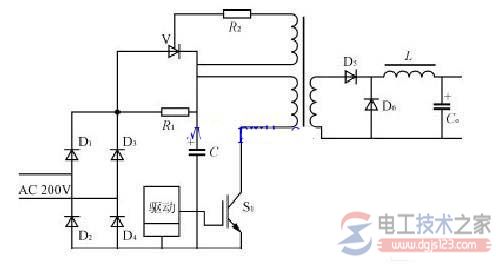开关电源短路保护电路原理图及工作原理 开关电源短路保护电路原理图及工作原理