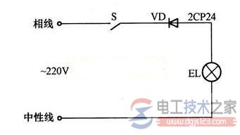 二极管如何延长白炽灯使用寿命？