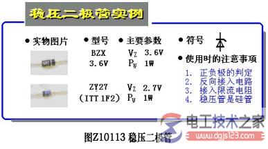 稳压二极管与一般二极管工作情况区别