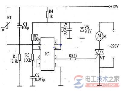 电风扇调速器电路原理图及元器件选择