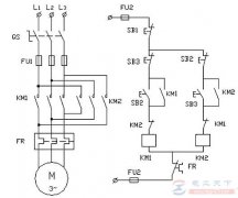 一例双重连锁可逆控制电路的工作原理