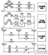 一个高压线路二次回路展开式电路图