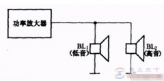最简单的二分频扬声器电路