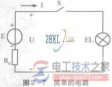 电路的组成：简单的电路图