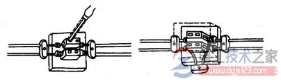 铝芯导线用沟线夹螺栓压接的方式