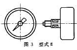 耐震压力表的直接安装式图解