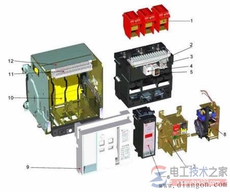 断路器的结构组成_低压断路器的工作原理