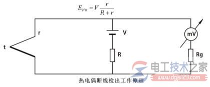 热电偶断线检出的原理图解