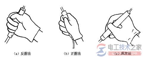 电子元器件手工焊接操作姿势与五步训练法