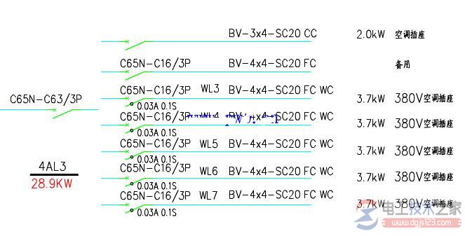 配电箱图纸符号的中文说明 配电箱图纸符号的中文说明