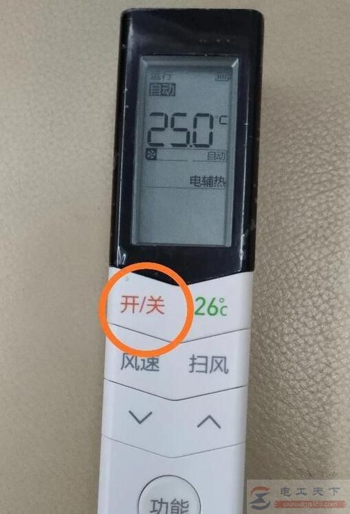 美的空调制热怎么调出电辅热功能