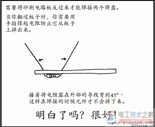 电烙铁焊接电路的方法图解