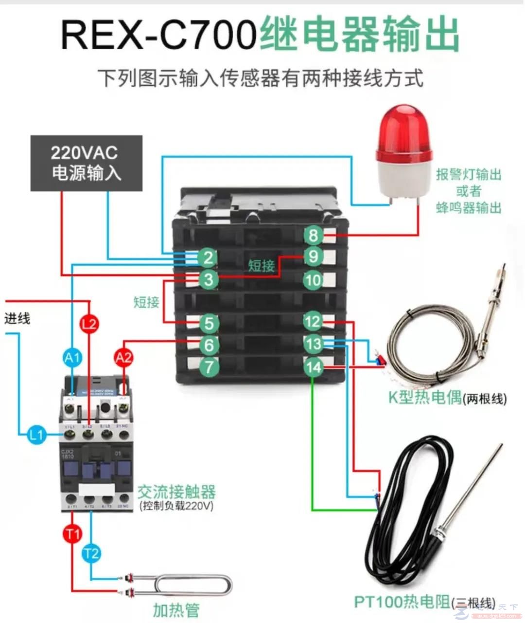 REX系列温控器怎么接，捋一捋接线图及接线方法