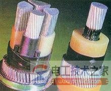 电缆线路的结构与剖面图