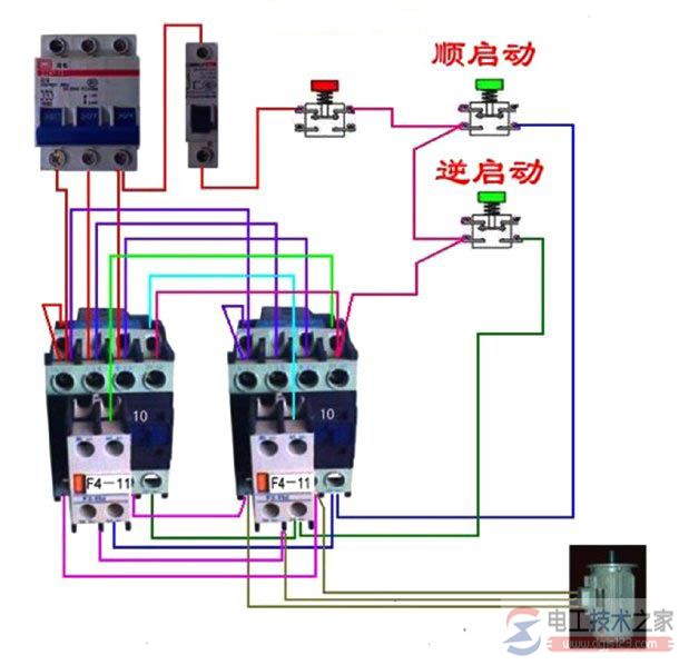 双电压电动机控制电路及不同电压下的接线方法