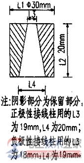 蓄电池接线柱损伤的维修修复过程 蓄电池接线柱损伤的维修修复过程