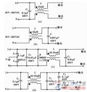 【图】开关电源EMI滤波器电路的典型电路图