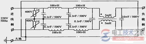 【图】电源滤波器的类型与作用,电源滤波器的电路原理图解 【图】电源滤波器的类型与作用,电源滤波器的电路原理图解