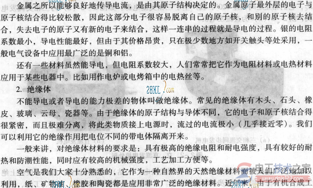 什么是导体？什么是绝缘体？什么是半导体？