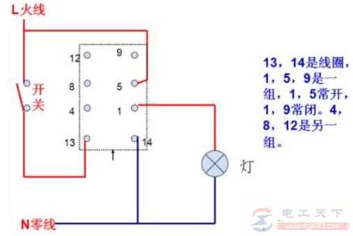 一文看懂8脚继电器的接线图