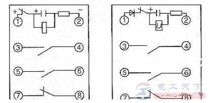 一文看懂8脚继电器的接线图