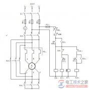 时间继电器控制Y-Δ降压起动控制线路及工作过程