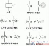 电气原理图上时间继电器文字符号与图形符号