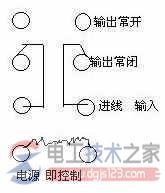 8脚24v继电器的接线法与接线图