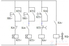 时间继电器怎么控制电磁阀，附控制线路的电路图