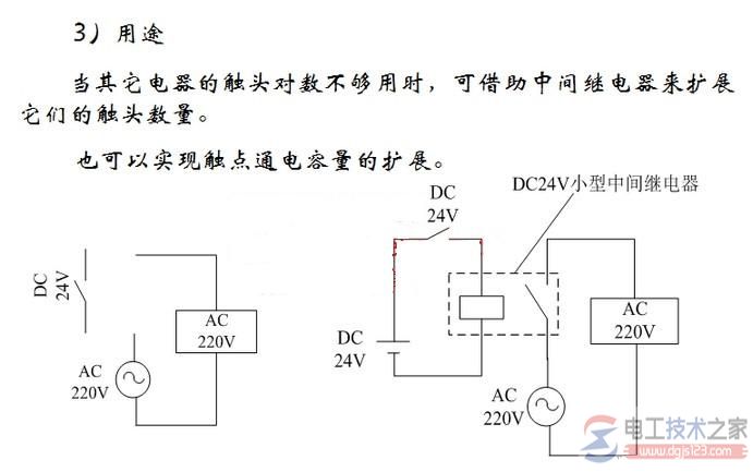 中间继电器的结构与原理图解