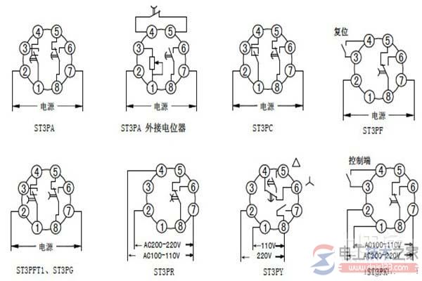 通电延时继电器接线图及技术要求