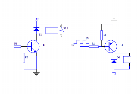 自动继电器驱动电路与原理图解析