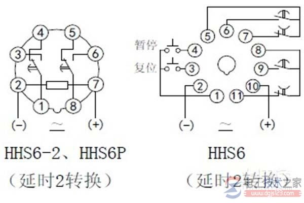 通电延时继电器接线图及技术要求